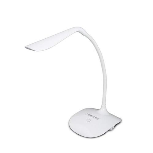 Esperanza Acrux bureaulamp ELD103W met flexibele arm wit, Huis en Inrichting, Lampen | Overige, Nieuw, Ophalen of Verzenden