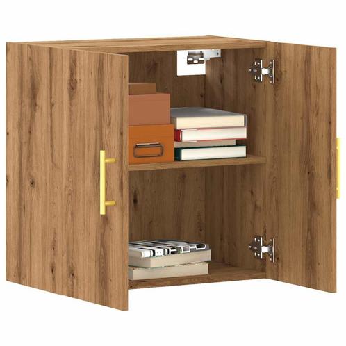 vidaXL Wandkast 60x31x60 cm bewerkt hout artisanaal, Huis en Inrichting, Kasten | Overige, Nieuw, Verzenden