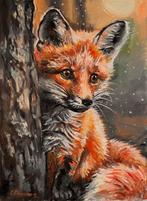 Eugenie Chervonna - Petit renard dans la forêt