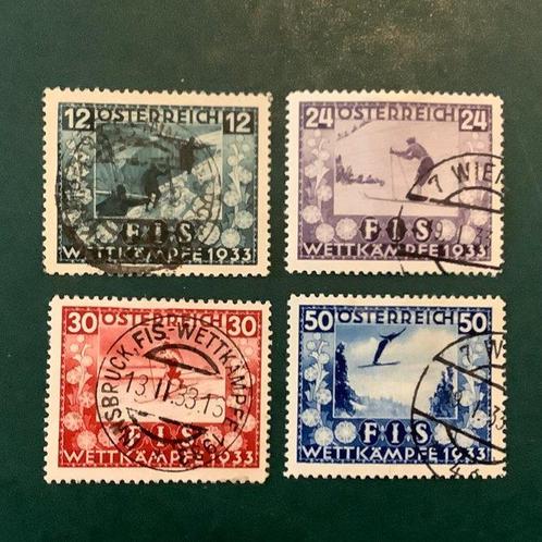 Oostenrijk 1933 - FIS - Michel 551/554, Postzegels en Munten, Postzegels | Europa | Oostenrijk
