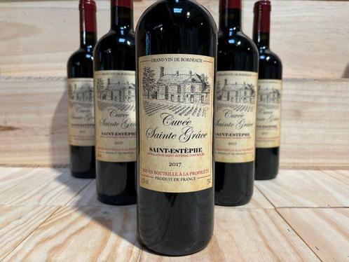 2017 Cuvée Sainte Grâce - Saint-Estèphe - 6 Bouteilles (0,75, Verzamelen, Wijnen