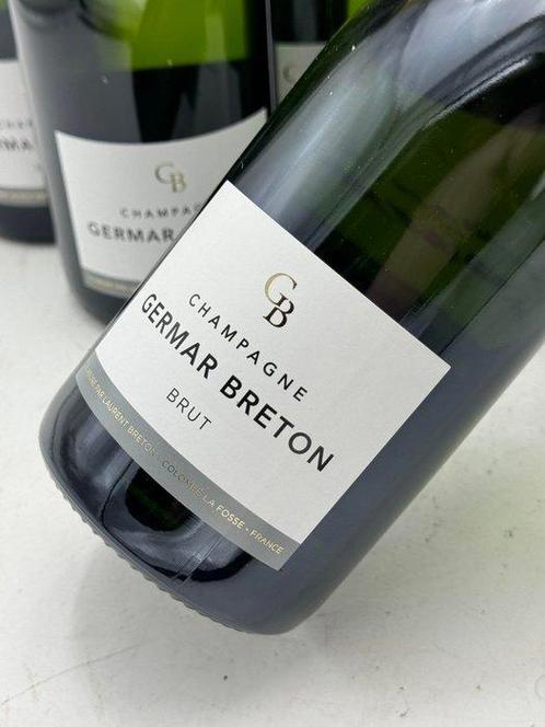 Germar Breton - Champagne Brut - 6 Flessen (0.75 liter), Verzamelen, Wijnen