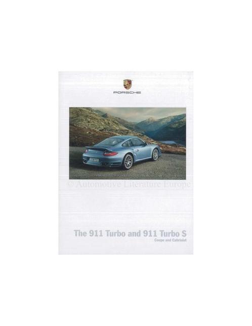 2011 PORSCHE 911 TURBO BROCHURE ENGELS (USA), Livres, Autos | Brochures & Magazines, Enlèvement ou Envoi
