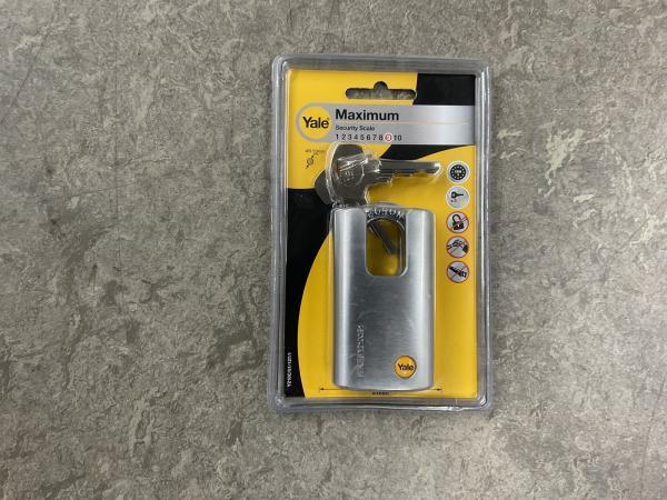 Veiling - 4x Yale - Y210C/51/127/1 - hangslot staal 51 mm, Diensten en Vakmensen, Reparatie en Onderhoud | Sloten