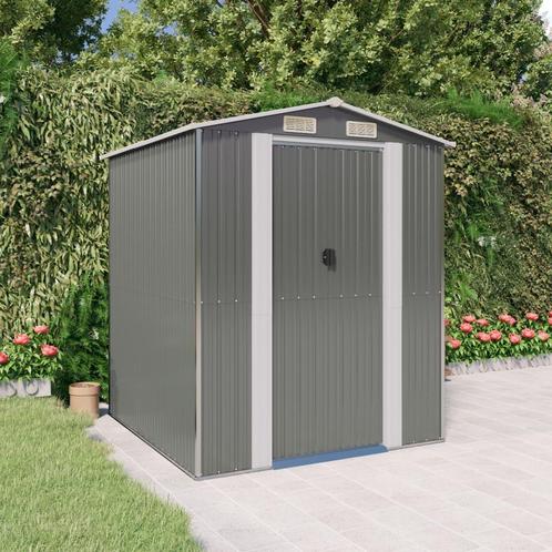 vidaXL Tuinschuur 192x191x223 cm gegalvaniseerd staal, Tuin en Terras, Tuinhuizen, Nieuw, Verzenden