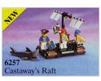 Lego Set - 6257 - Classic, Pirates - Castaways Raft, Nieuw