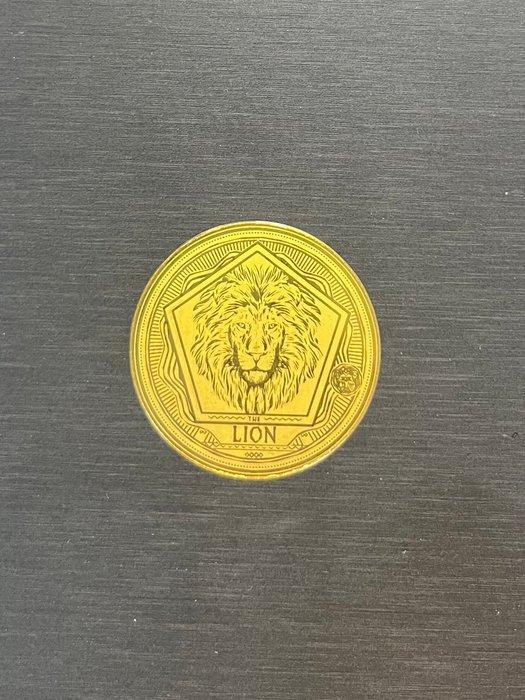 Togo. 1500 Francs 2022, Lion. 1/200 oz (.999) (Zonder, Timbres & Monnaies, Monnaies | Europe | Monnaies non-euro