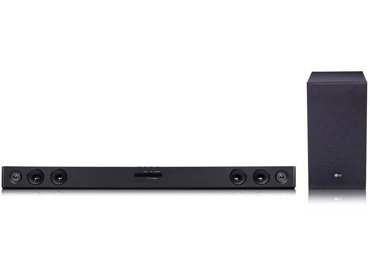 LG SQC2 - Sound Bar 300W - Draadloze subwoofer - Zwart, Audio, Tv en Foto, Soundbars, Zo goed als nieuw, Verzenden