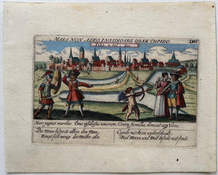 Pays-Bas - Tiel; D. Meisner - Tiel in Geldern - 1621-1650, Boeken, Atlassen en Landkaarten