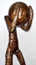 Abdoulaye Derme - sculptuur, Jai mal au Crâne - 47 cm -, Antiquités & Art