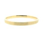 Vintage gouden slavenarmband | Ø 60 mm (tijdloos sieraad), Ophalen of Verzenden, Gebruikt, Overige kleuren, Goud