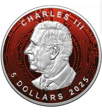 Canada. 5 Dollars 2025 Bitcoin, 1 Oz (.999) mit CoA (Sans
