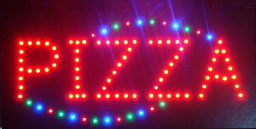 PIZZA LED bord lamp verlichting lichtbak reclamebord #B6, Huis en Inrichting, Lampen | Overige, Nieuw, Verzenden