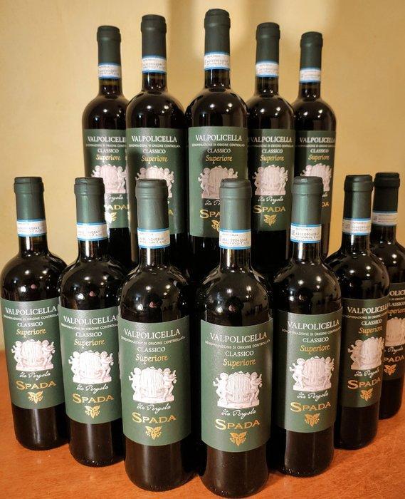 2023 Spada La Pergola - Valpolicella DOC - 12 Bouteilles, Verzamelen, Wijnen