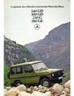 1979 MERCEDES BENZ G KLASSE BROCHURE FRANS