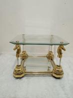 Table basse - Verre, Laiton