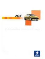 2002 PEUGEOT 206 BROCHURE NEDERLANDS