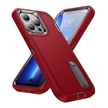 iPhone 12 Pro Max Armor Hoesje met Kickstand - Shockproof, Telecommunicatie, Mobiele telefoons | Hoesjes en Screenprotectors | Apple iPhone