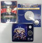 Frankrijk. 1/4 Euro 1 1/2 Euro 10 Euro 2003/2018 (3, Postzegels en Munten