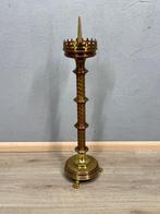 Kandelaar - Messing - Kandelaar gedraaide zuil - 68 cm - 2,8, Antiek en Kunst
