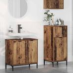 vidaXL Badkamermeubel Set met lade 2 pcs Oud hout 39,5 x 36, Huis en Inrichting, Badkamer | Badkamermeubels, Verzenden, Nieuw
