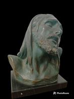 George Mayer-Marton - sculptuur, Head of Jesus - 17 cm -