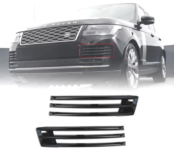 GRILLE ANTIBROUILLARD POUR RANGE ROVER VOGUE 18- NOIR BRILLA, Auto-onderdelen, Carrosserie, Verzenden