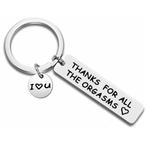 Fako Bijoux - Sleutelhanger Thanks For All The Orgasms -, Verzamelen, Verzenden, Nieuw