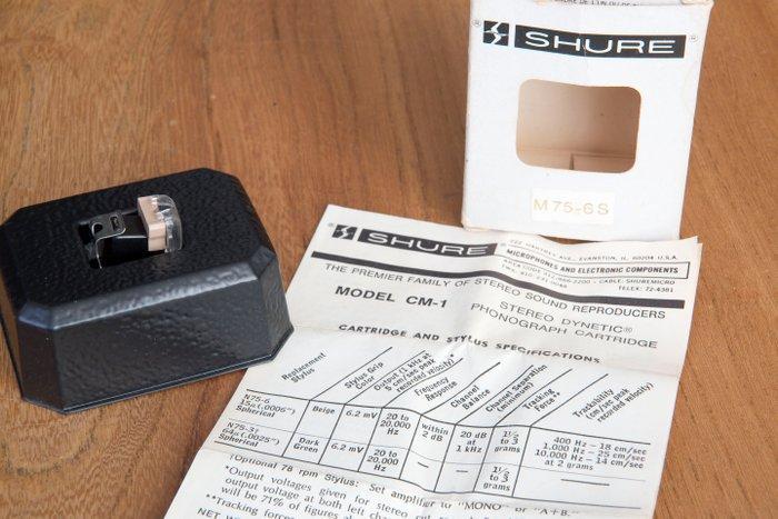 Shure - M75-6S element met originele naald. New Old Stock., TV, Hi-fi & Vidéo, Radios