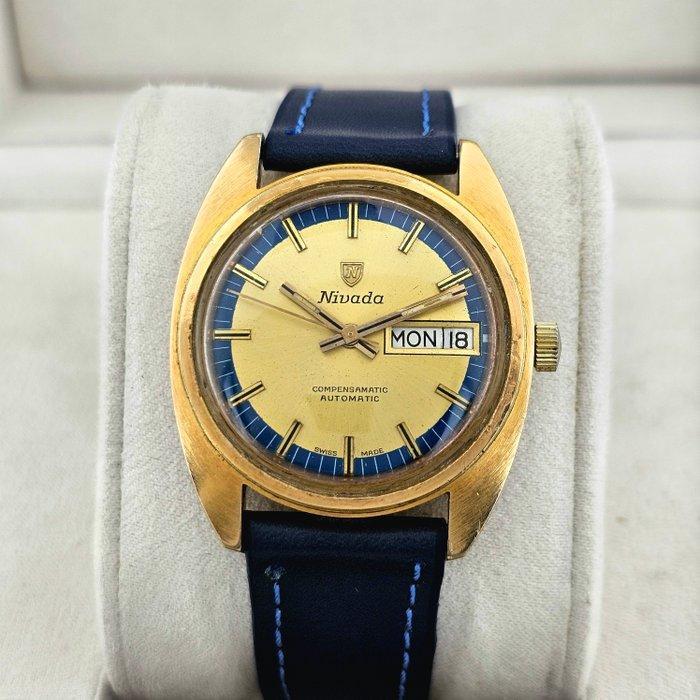 Nivada - Compensamatic - Zonder Minimumprijs - 2451-A -, Handtassen en Accessoires, Horloges | Heren