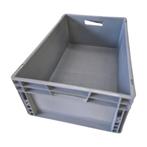 Kunststof Bak Euronorm 600x400x220 mm grijs Nieuw, Doe-het-zelf en Bouw, Kratten en Dozen, Ophalen of Verzenden, Nieuw