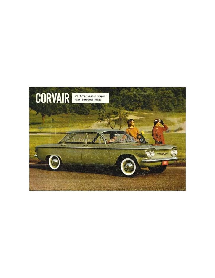 1960 CHEVROLET CORVAIR BROCHURE NEDERLANDS, Boeken, Auto's | Folders en Tijdschriften