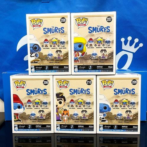 Funko - Funko Pop - Asia Smurfs Full 5pcs Set - 2020 et, Antiek en Kunst, Antiek | Speelgoed