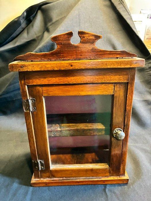 Armoire - Épinette - Petit meuble à tabac - Hauteur : 29 cm, Antiquités & Art, Antiquités | Autres Antiquités