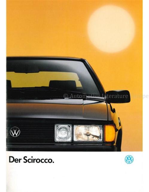 1992 VOLKSWAGEN SCIROCCO GT II BROCHURE DUITS, Livres, Autos | Brochures & Magazines, Enlèvement ou Envoi