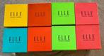 Themacollectie - Set van 8 vintage ELLE receptenopbergdozen,