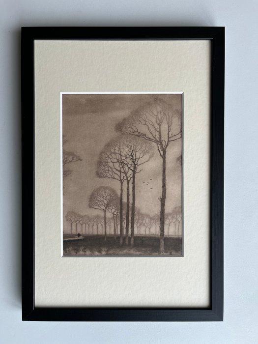 Jan Mankes (1889-1920) - Boomenrij, Antiquités & Art, Antiquités | Autres Antiquités