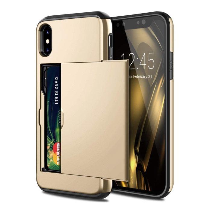 iPhone XS Max - Wallet Card Slot Cover Case Hoesje Business, Telecommunicatie, Mobiele telefoons | Hoesjes en Screenprotectors | Apple iPhone