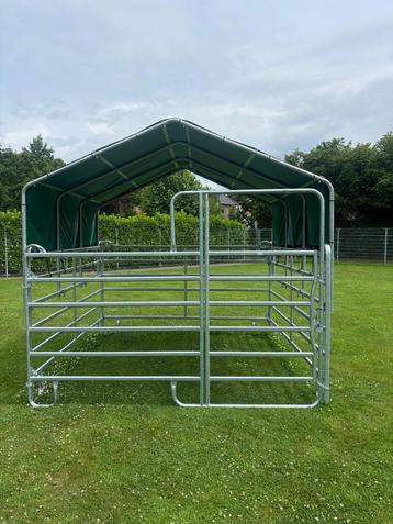 Mobiele schuilstal, weidetent 3.00*3.00 mtr € 1645,80 incl., Stalling