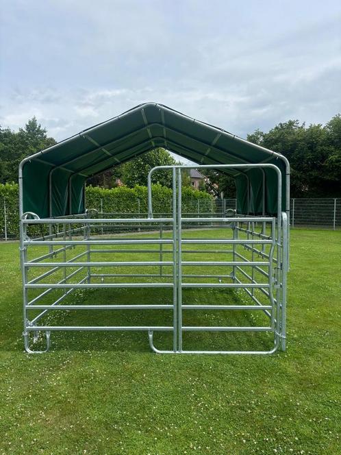 Mobiele schuilstal, weidetent 3.00*3.00 mtr € 1645,80 incl., Dieren en Toebehoren, Stalling en Weidegang, Opfok, Stalling, Weidegang