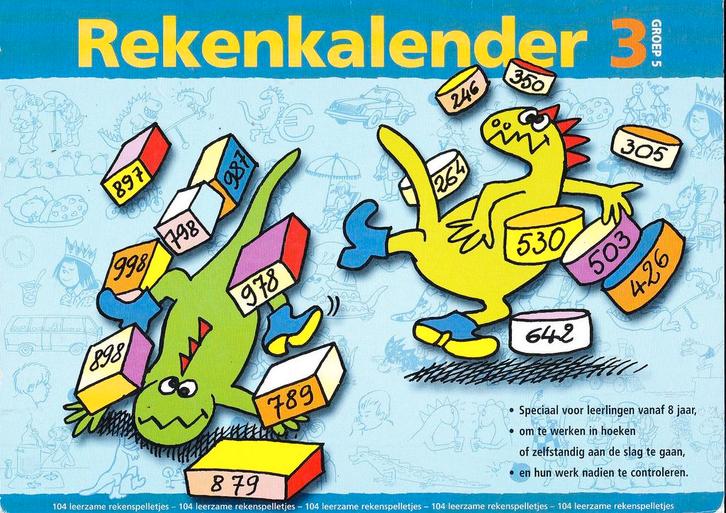 Rekenkalender 3 groep 5, Livres, Livres scolaires, Envoi