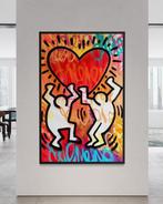 Gunnar Zyl - Heart / Keith Haring & Zyl XXL, Antiek en Kunst, Kunst | Schilderijen | Modern