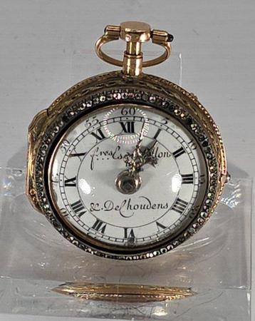 Fres Esquivillon & DeChoudens - 18Kt. Goldspindeluhr -