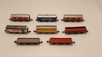Märklin Z - Model treinwagon (8) - Gemengd goederentrein (8