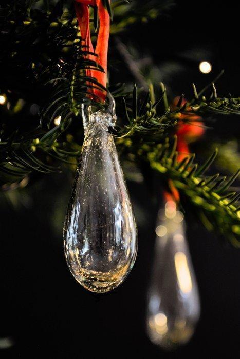 Kerstballen (15) - Glas - Antieke mondgeblazen, Diversen, Kerst