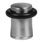 Metalen deurstopper met rubberen ring, zilver (2.7 cm diame, Verzenden, Nieuw