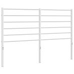 Hoofdbord Metaal Wit 160cm - Retour Deal! 51% Korting, Huis en Inrichting, Verzenden, Wit, Metaal, 160 cm