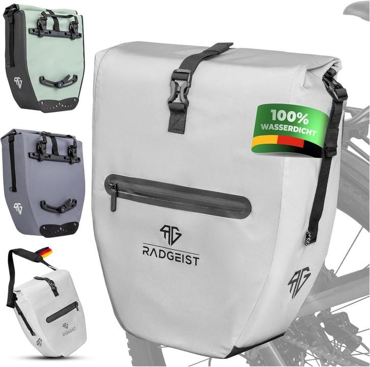 2dekans | RADGEIST fietstas voor bagagedrager - tas voor, Fietsen en Brommers, Fietsaccessoires | Fietstassen, Ophalen of Verzenden