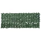 vidaXL Balkonscherm met donkergroene bladeren 200x75 cm, Tuin en Terras, Verzenden, Nieuw
