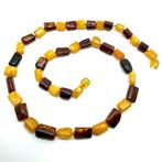 Natuurlijke Baltische barnsteen ketting in cognac- en, Verzamelen